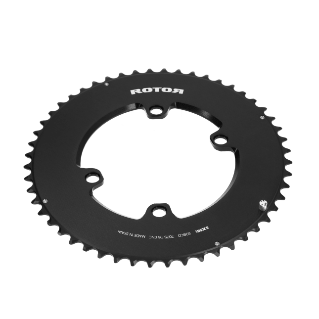 パーツ Rotor Round Rings 110mm 4-Hole 52T / 36T Rotor Round Rings 2-speed 110mm 4-Hole 52T Aero Outer Chainring