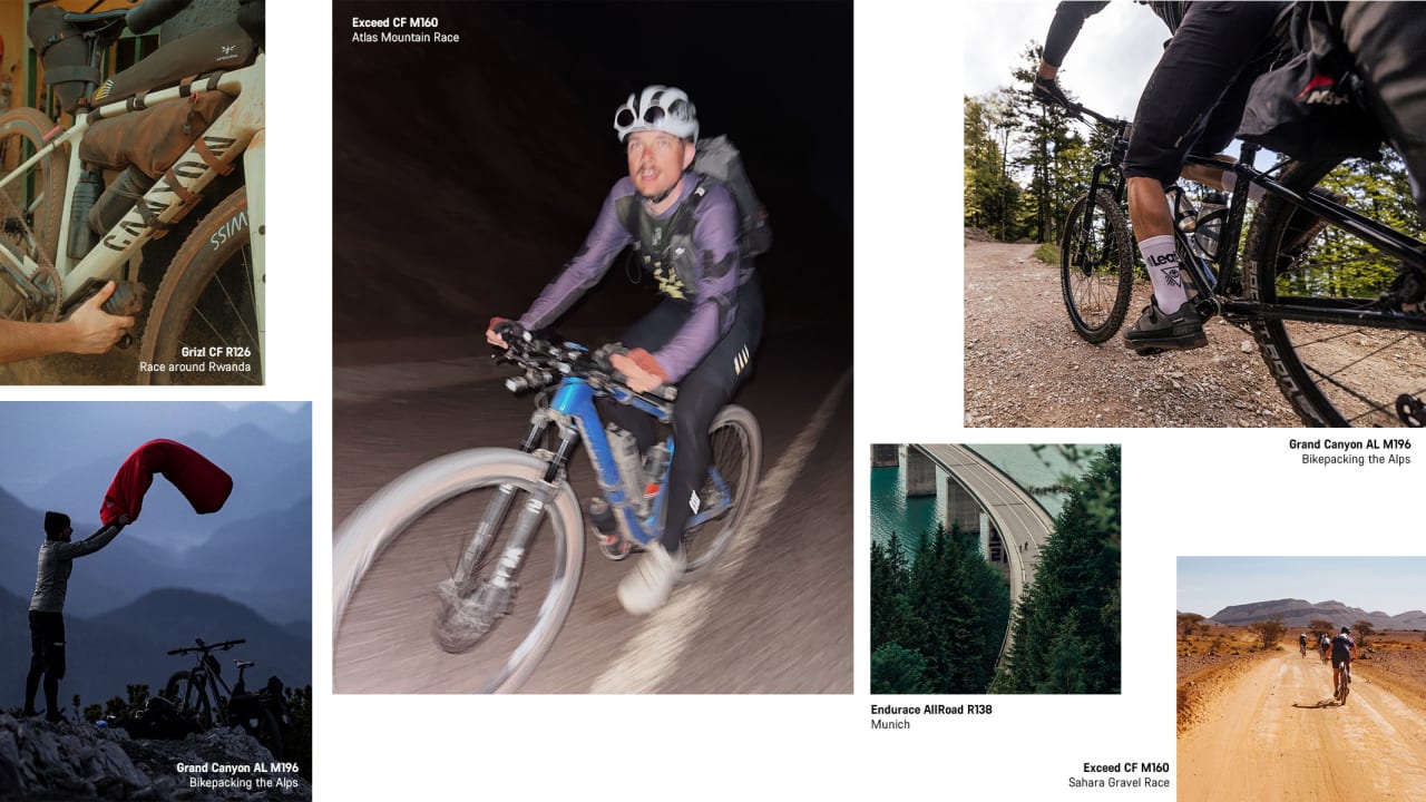 Canyon bikepacking, touring, adventure gear