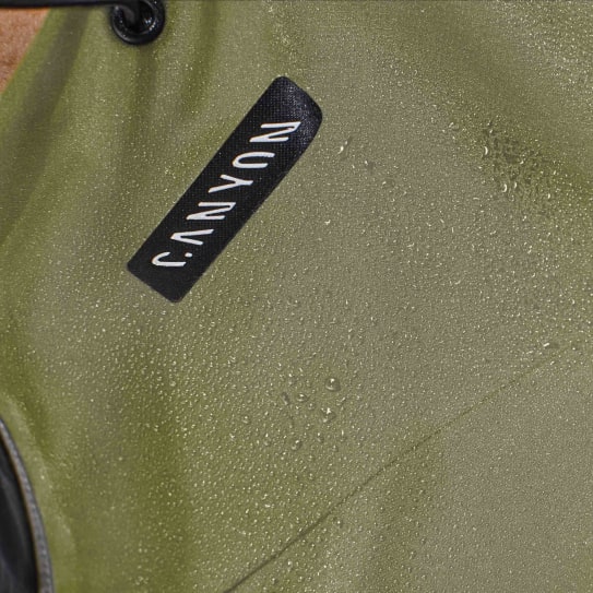 Canyon Hooded Cycling Rain Jacket