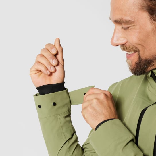Canyon Hooded Cycling Rain Jacket