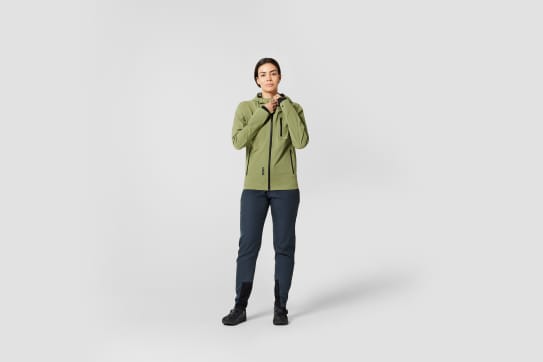 Canyon Hooded Cycling Rain Jacket