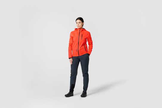 Canyon Hooded Cycling Rain Jacket