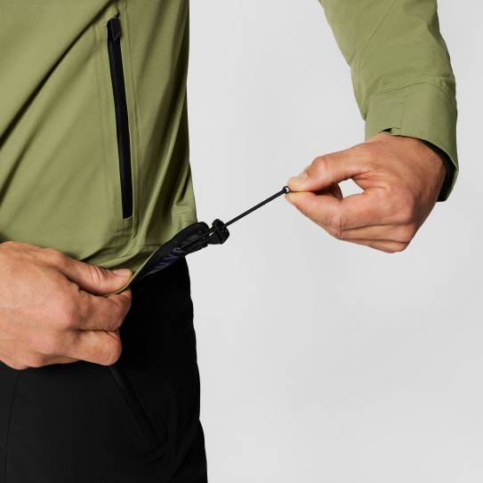 Canyon Hooded Cycling Rain Jacket