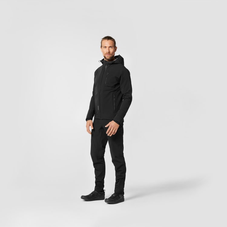 Canyon Hooded Cycling Rain Jacket