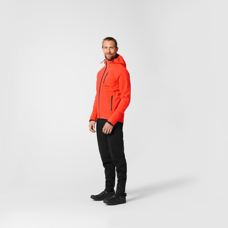 Canyon Hooded Cycling Rain Jacket