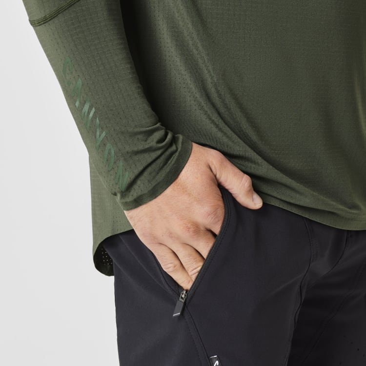 Canyon Men's Hooded MTB Jersey